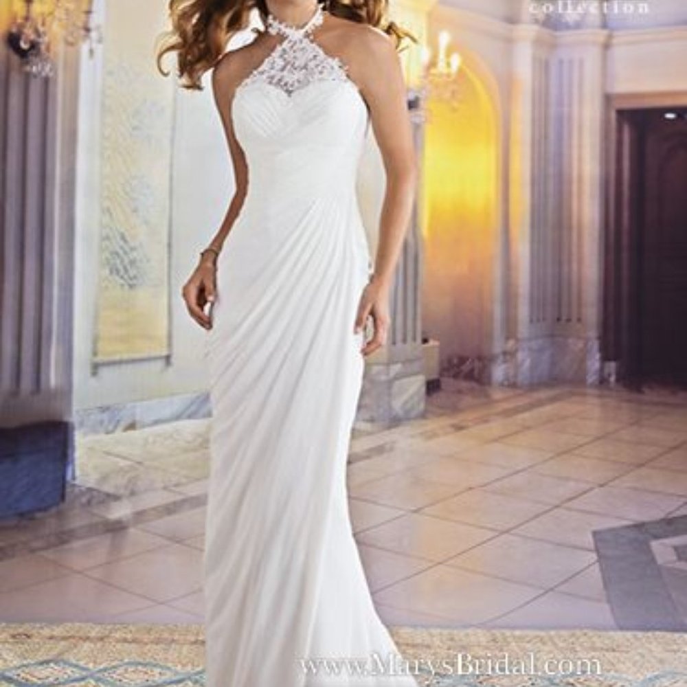 WHITE INFORMAL WEDDING DRESS